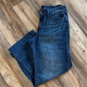 Old Navy Women's Dark Blue Wide Leg Jeans